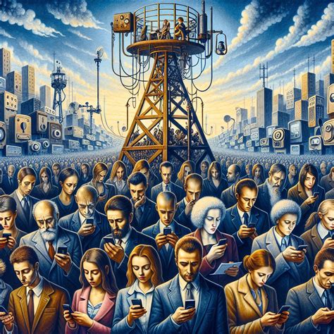 Representación gráfica de la incomunicación en la era digital