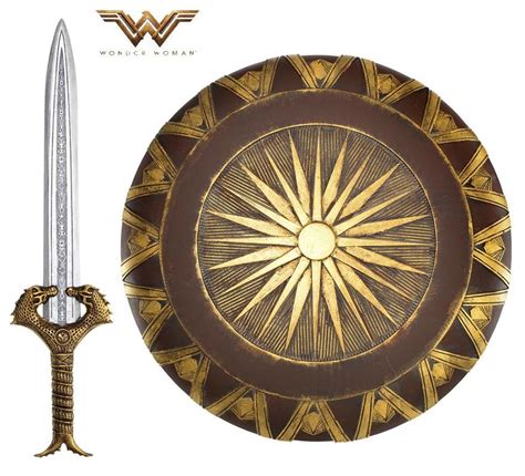 Espada y escudo de Wonder Woman
