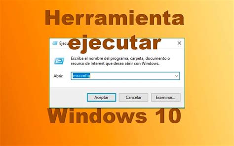 Captura de pantalla de la ventana Ejecutar de Windows