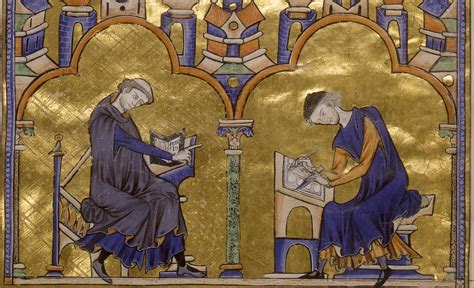 Manuscrito medieval con representaciones del Grial