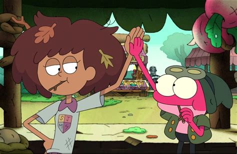 Anne y Sprig explorando Amphibia