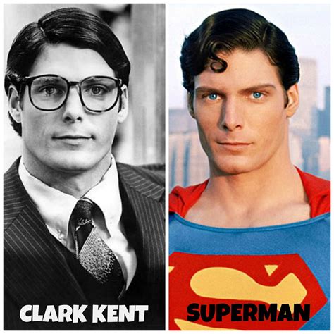 Comparación de Superman y Clark Kent