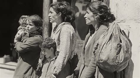Fotografía de archivo de la posguerra española