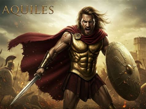 Ilustración de Aquiles en conflicto