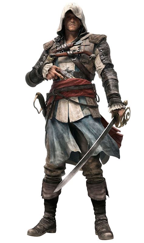 Ilustración detallada de personajes de Assassin's Creed