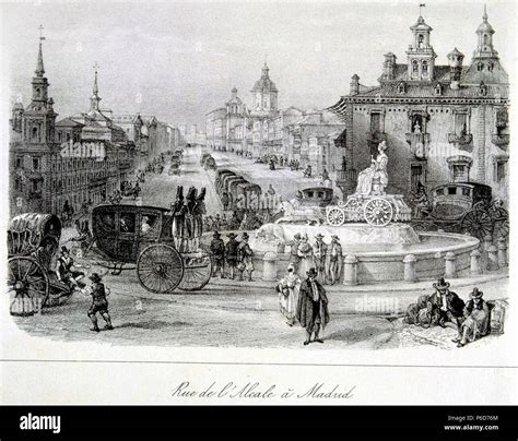 Ilustración de Madrid en el siglo XIX