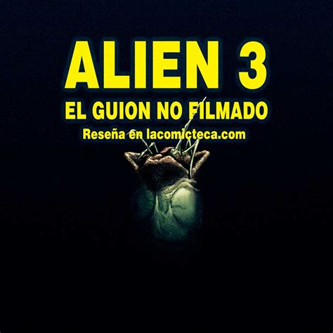 Portada del cómic Alien 3: El Guion No Filmado