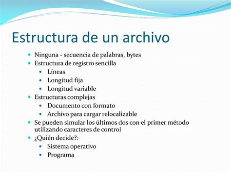 Estructura de un archivo CBR