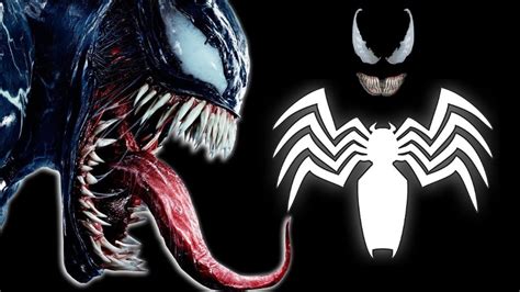 Diseño clásico de Venom con el símbolo de la araña