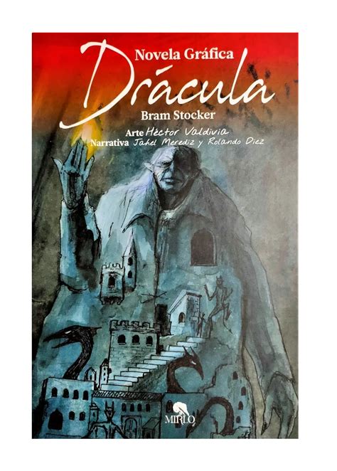 Detalle de una página de la novela gráfica de Drácula