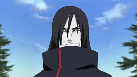 Orochimaru con el uniforme de Akatsuki