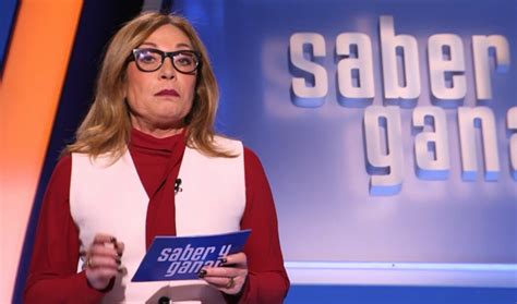 Pilar Vázquez en el programa Saber y Ganar