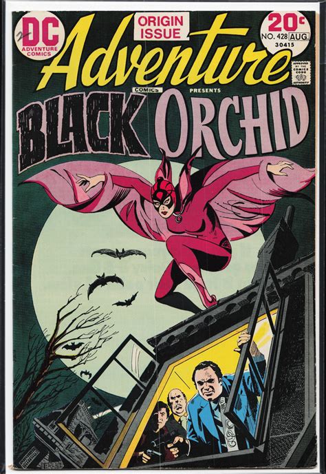 Portada de Adventure Comics #428 mostrando a Orquídea Negra