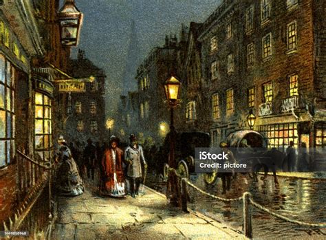 Ilustración de Londres victoriano en From Hell