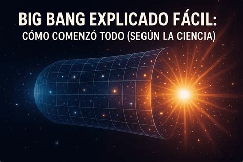 Representación artística del Big Bang