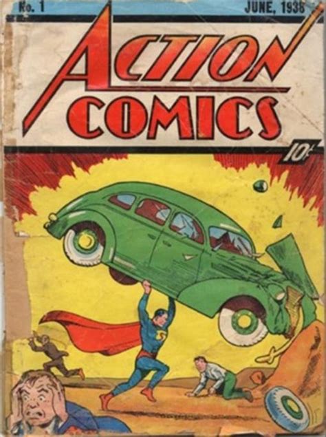 Portada de una primera edición de un cómic icónico.