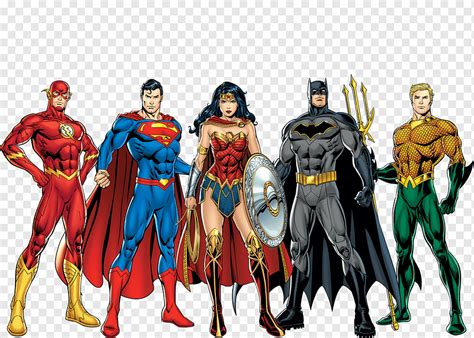 Ilustración de Batman y la Liga de la Justicia