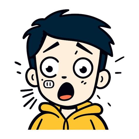 Primer plano de un personaje de cómic mostrando una expresión de sorpresa.