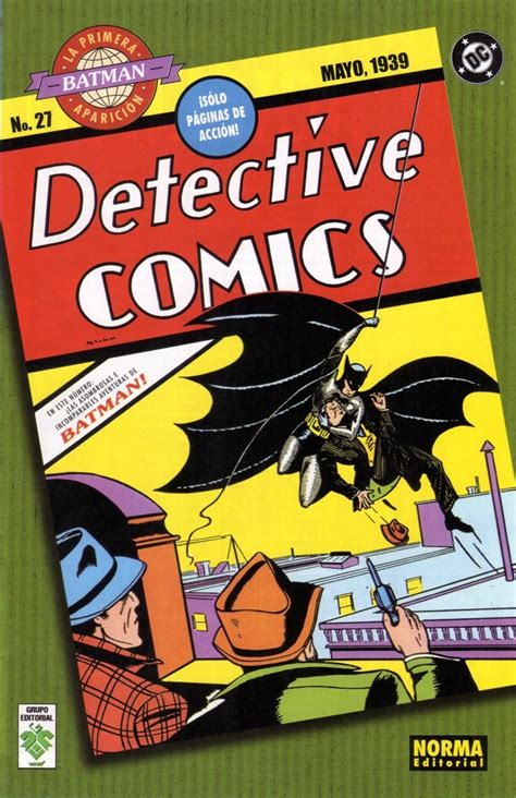 Portada de Detective Comics #27 con la primera aparición de Batman