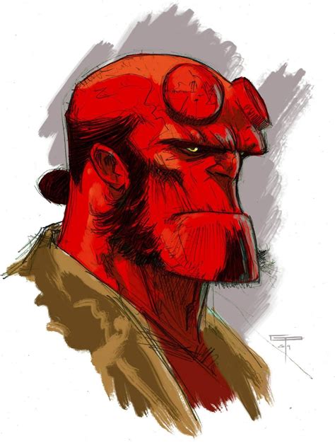Ilustración de Hellboy