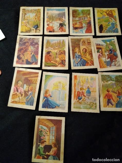 Colección de cromos antiguos