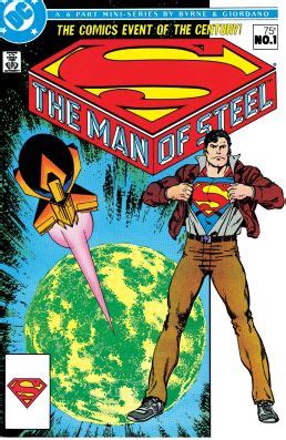Portada de The Man of Steel #1 por John Byrne