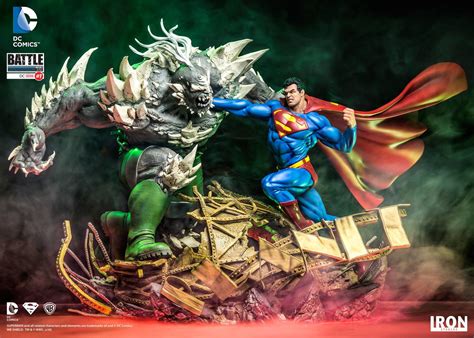 Escena de la batalla entre Superman y Doomsday