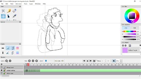 Captura de pantalla del software de dibujo mostrando la herramienta de bocadillos