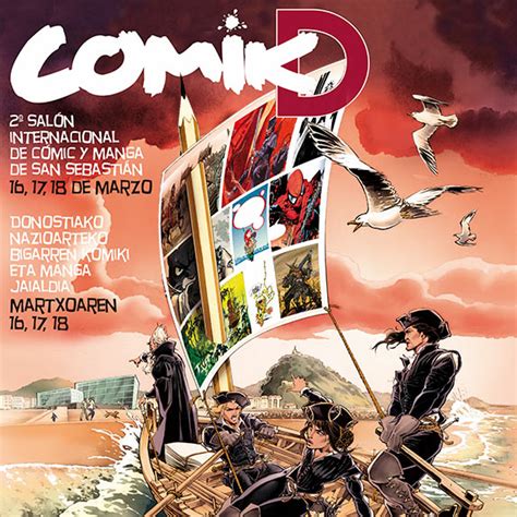 Cartel del Salón Internacional de Cómic y Manga de San Sebastián