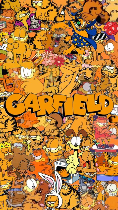 Collage de merchandising de Garfield