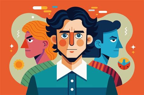 Ilustración de personajes con personalidades marcadas