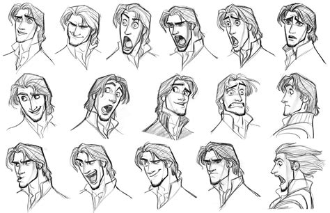 Ejemplo de una Model Sheet detallada de un personaje