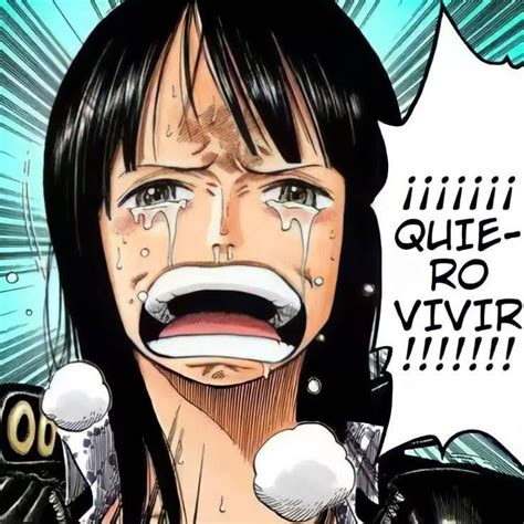 Nico Robin gritando 