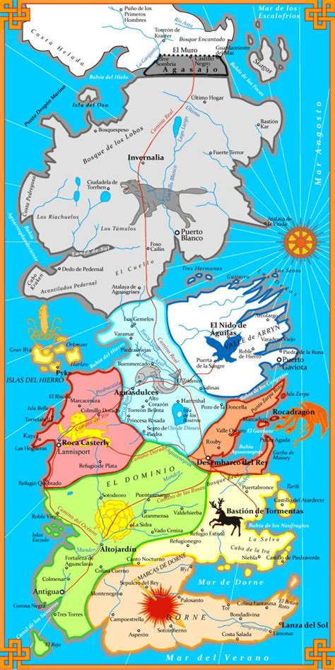 Mapa de Poniente