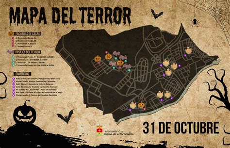 Mapa de las localizaciones de 
