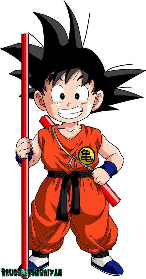 Ilustración de Goku niño