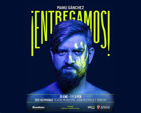 Manu Sánchez en un monólogo