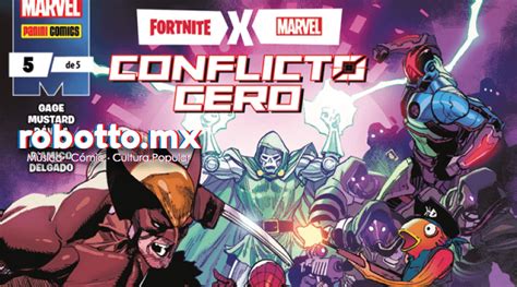Portada del cómic Fortnite x Marvel: Conflicto Cero
