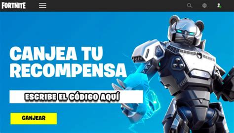 Infografía de los pasos para canjear un código de Fortnite