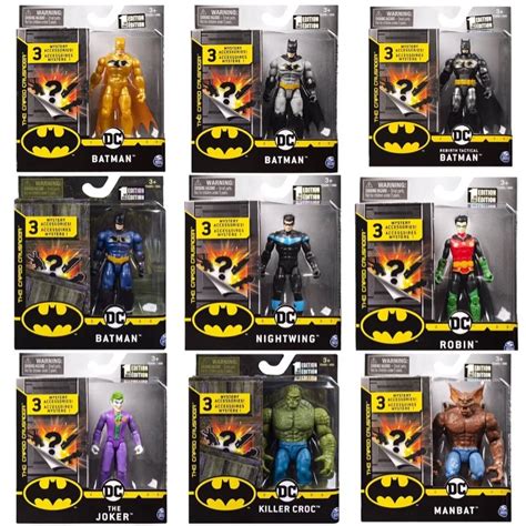 Figuras de acción de Batman de diferentes versiones