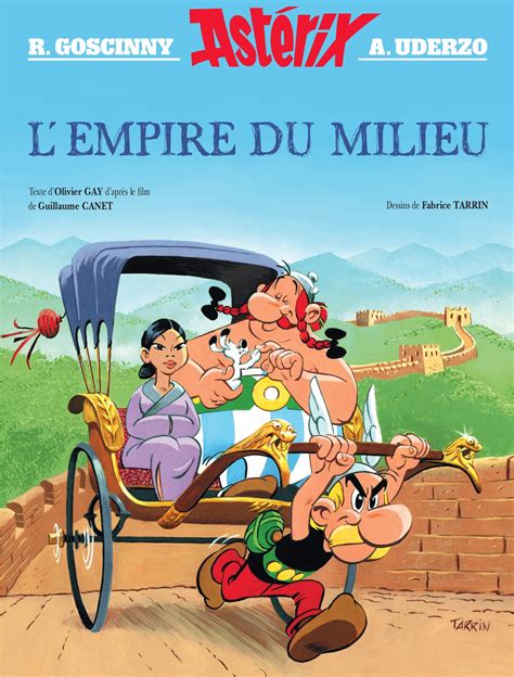 Portada de un cómic de Astérix y Obélix