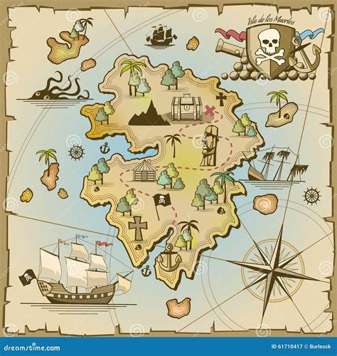 Mapa de La Isla del Tesoro