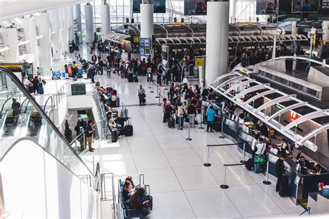 pasajeros en el aeropuerto de Nueva York