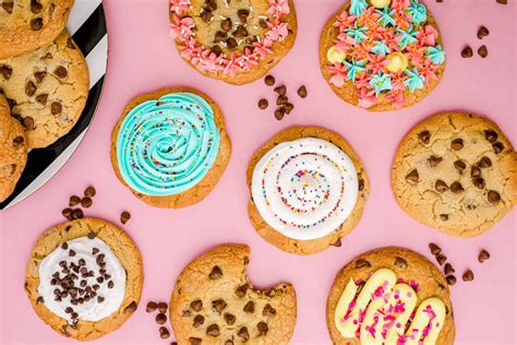 Variedad de galletas tipo cookie