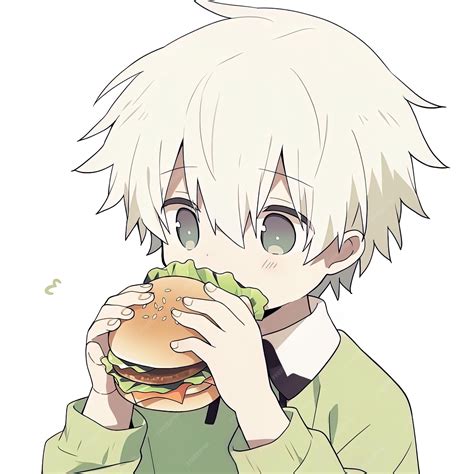 Personajes de anime comiendo