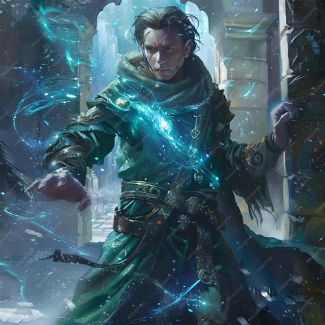 Ilustración de varios hechizos Hadō en acción