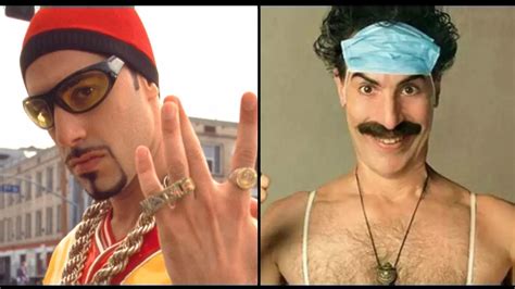 Colección de disfraces de Borat y Ali G
