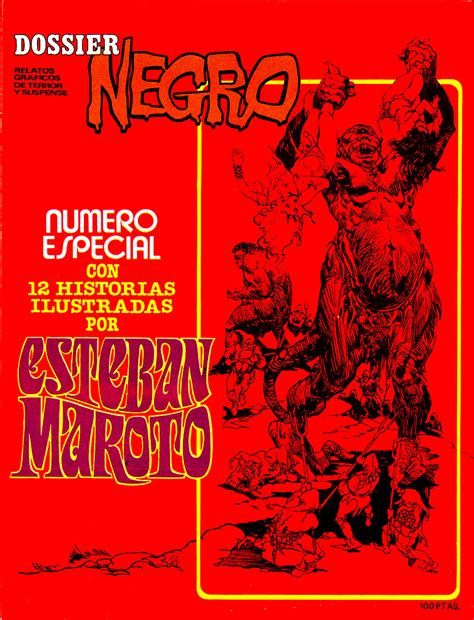Ilustración de Esteban Maroto para Dossier Negro