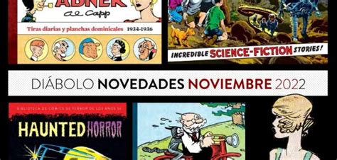 Portadas de cómics de terror y ciencia ficción de Diábolo Ediciones