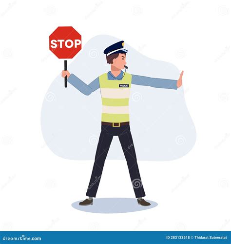 Ilustración de un policía municipal en un cómic